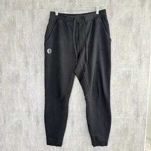 Lululemon ABC Joggers Pants Mens Large Black Los Angeles Clippers LAC Logo Gym
